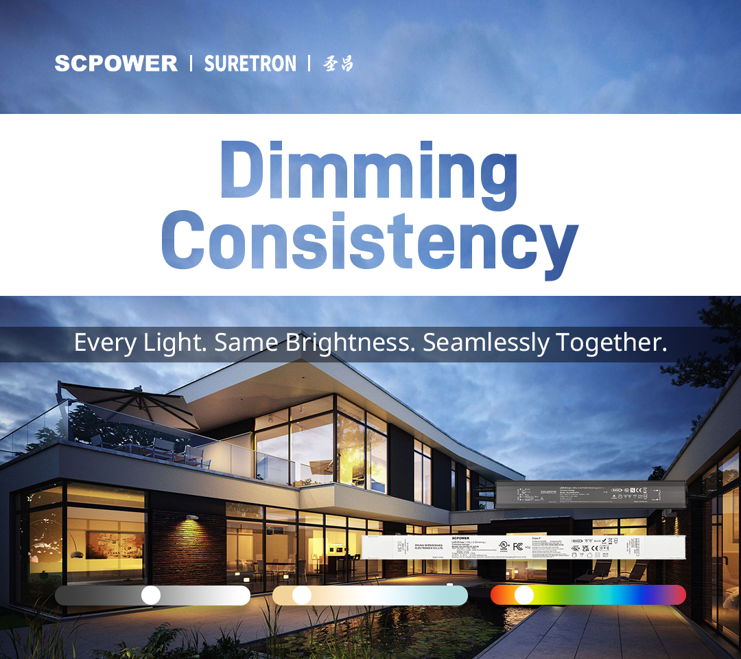 Suretron DALI-2 Dimming Power Supply – Consistent Dimming & Synchronized Lighting