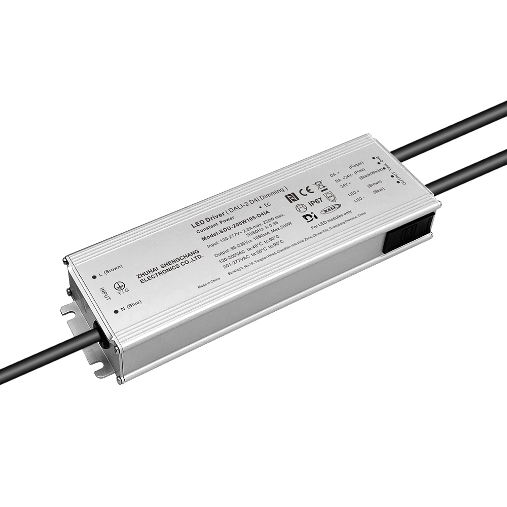 60W 100W 150W 200W 240W 320W 400W 500W 680W 800W 1000W 1200W DALI-2 D4i Outdoor LED Driver 120-277VAC