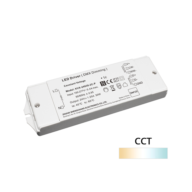 30W Class 2 CV CCT DMX512 Constant Voltage LED Driver Lighting LED DMX