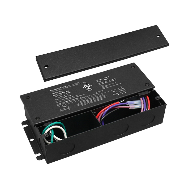 30W to 600W Triac 0-10V Dimmable LED Driver CV with Junction box