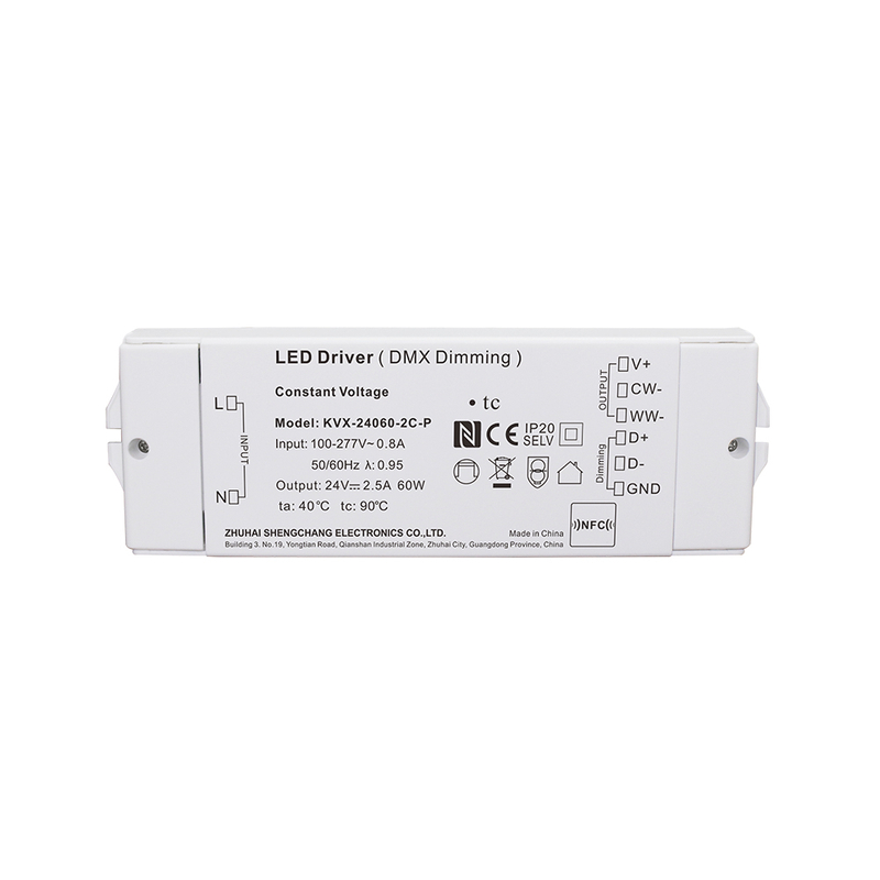 60W CV CW DMX512 LED Driver 12Vdc 24Vdc 36Vdc 48Vdc