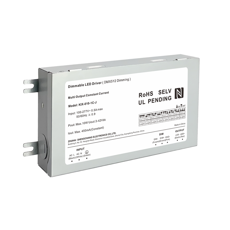 10W 20W 40W 60W DC Output Constant Current DMX512&nbsp;Dimmable LED&nbsp;Driver