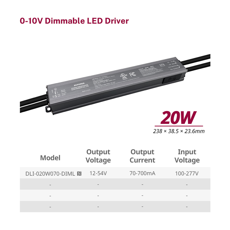 20-100W DMX Constant Current IP66 LED Driver