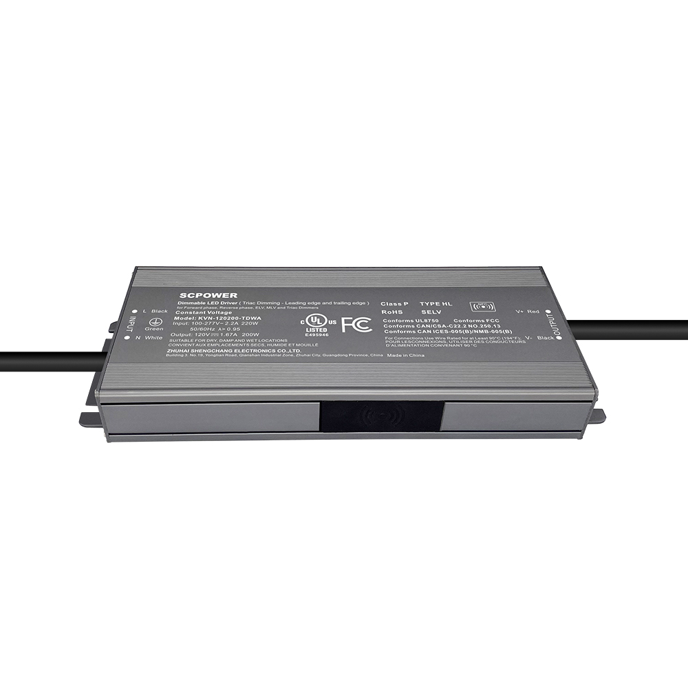 150W 200W 400W 600W Constant Voltage Triac Dimmable LED Strip Power Supply FCC UL Listed