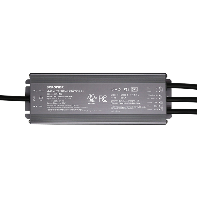 60W 96W 100W 120W DALI 2 D4i&nbsp;Dimmable Constant Voltage Power LED Driver 12V 24V 36V 48V DC