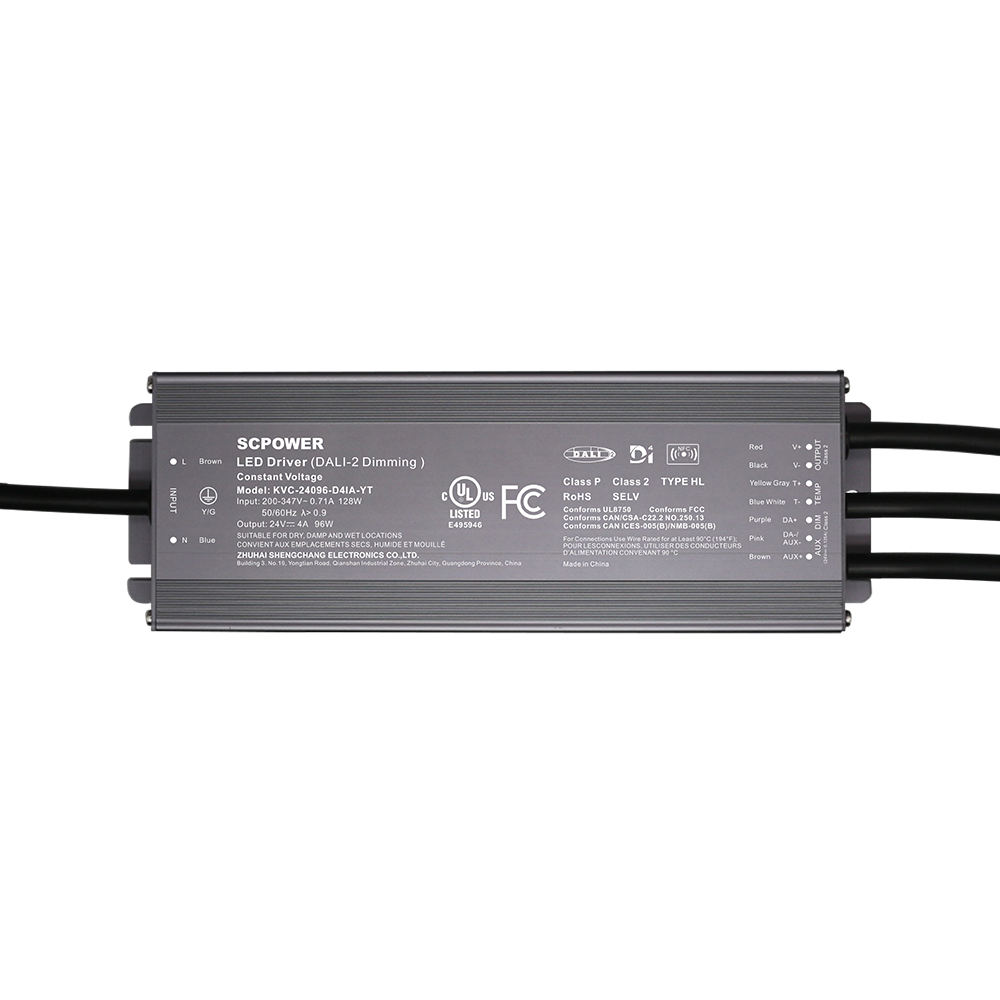 60W 96W 100W 120W DALI 2 D4i&nbsp;Dimmable Constant Voltage Power LED Driver 12V 24V 36V 48V DC