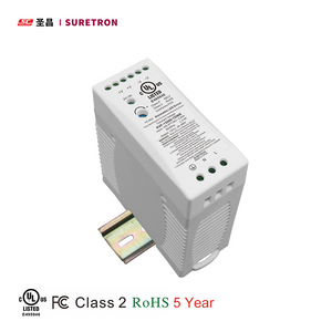 60W 12V 24V 36V 48V DC 100-277Vac (USA) konstant spänning Triac Led Driver Din Rail