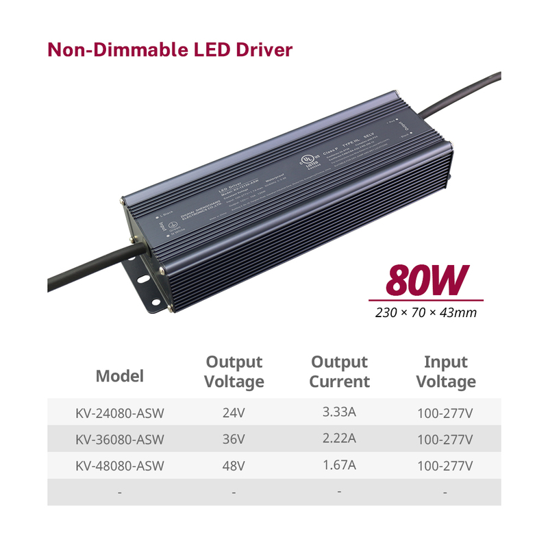 80W 96W 100W 120W 150W 200W 300W 500W 600W 180W 192W 288W 384W CV Aluminum Shell Switching Power Supply for LED Fixtures
