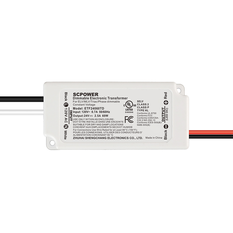 60W 96W Triac Dimmable Low Voltage Transformer 12 24 Volt LED Lights