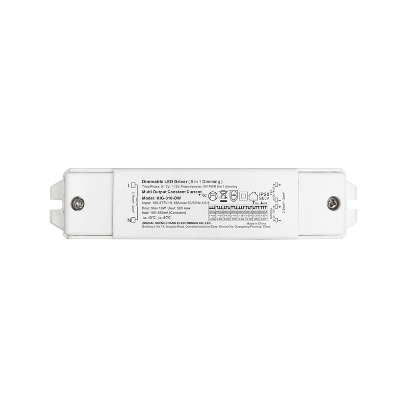 10W 20W 40W 60W Triac 0-10V Dimmable LED Driver CC 100-277V