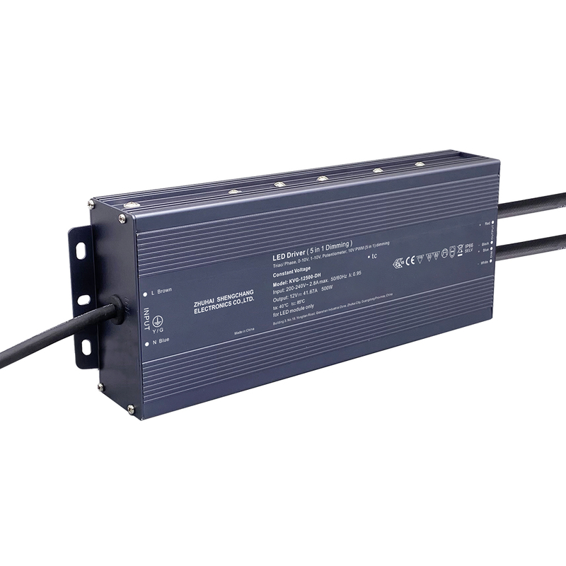 500 600 vatų Triac 0-10 V pritemdomas LED vairuotojas CV Luminaria