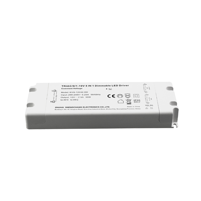 30 ვტ ტრიაკი 0-10V Dimmable LED მძღოლი CV მაღალი ძაბვა