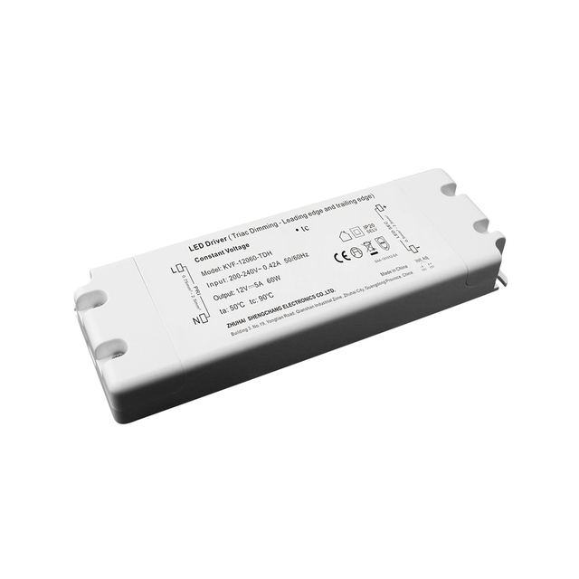 Tiománaí Soláthair Cumhachta Triac faoi stiúir 60W Dimmable CV