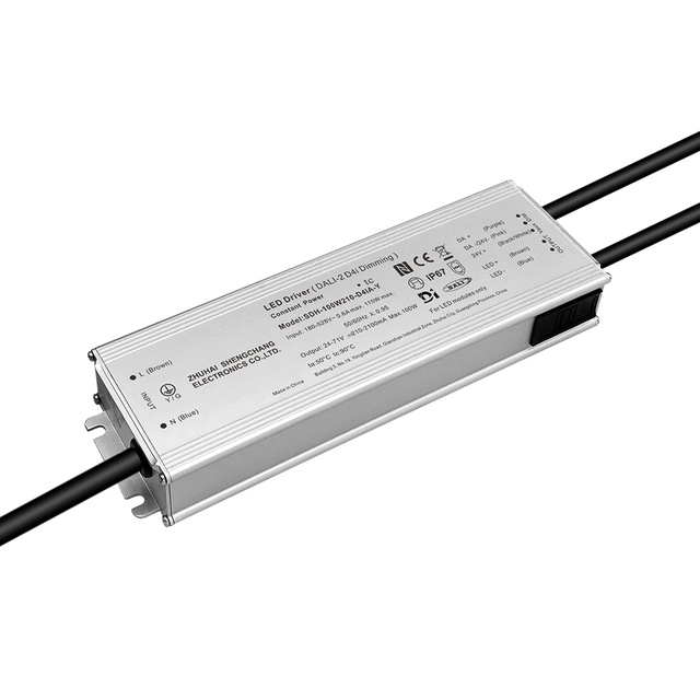 100W 150W 200W 240W 320W 480W 600W 800W DALI-2 D4i Isolated LED Driver 220-480V AC