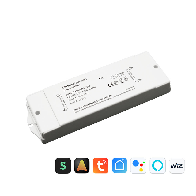 60W RGB CW 1 - 5 Channels BLE Dimmable Tuya Silvair Wiz Casambi LED Driver CV 12V 24V 36V 48V DC