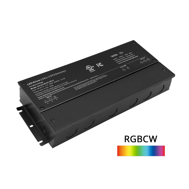 DP2 150W 200W CV RGB CW DALI-2 Push Dimming LED Driver with Junction Box