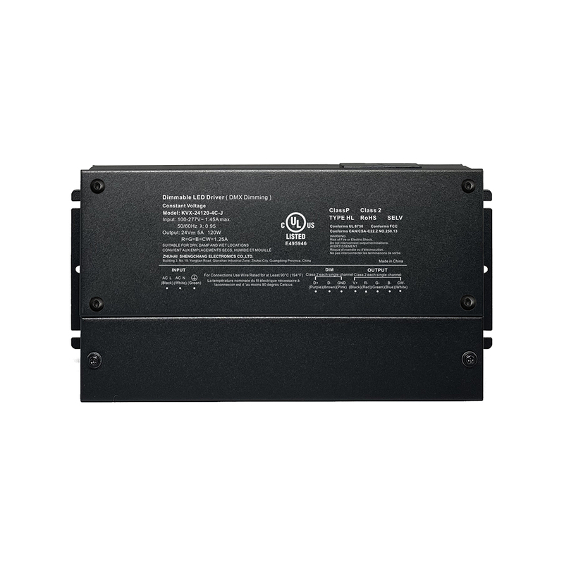 150W 200W Class 2 RGB CW DMX Dimmable LED Driver 12 24 36 48 Volt