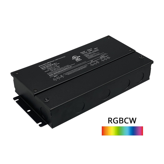 300W Class 2 CV Dimming CW RGB RGBW RGBCW DMX Dimmable LED Driver 1 2 3 4 5 Channels