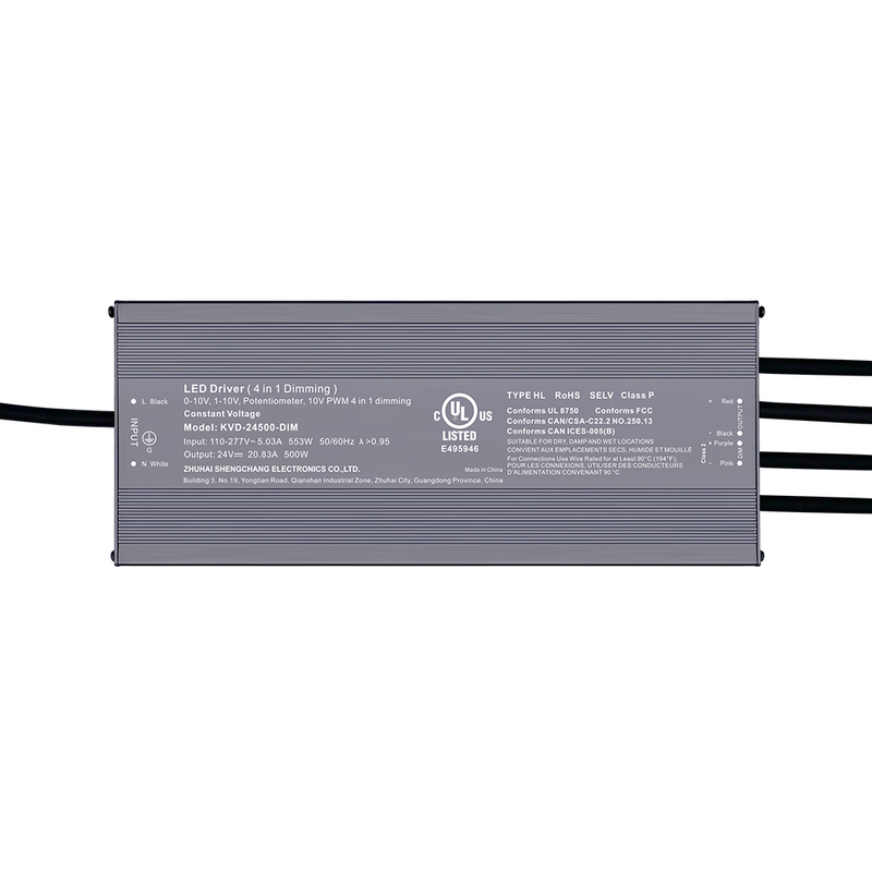 500W 600W CV 0-10V Dimmable LED Power Supply for Lights