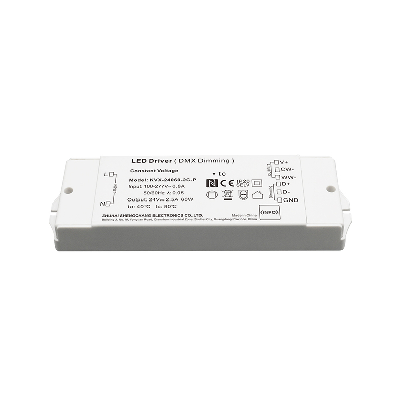 60W CV CW DMX512 LED Driver 12Vdc 24Vdc 36Vdc 48Vdc