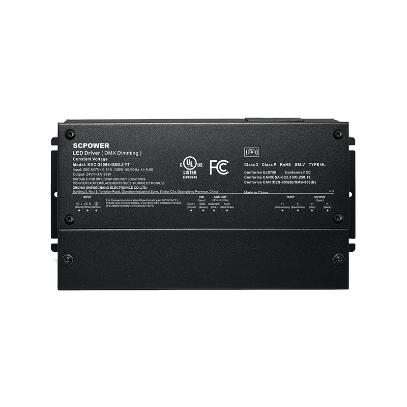 60W 96W 100W 120W 12V 24V 36V 48V DC DMX512 zatemnitev s konstantno napetostjo LED gonilnik luči 