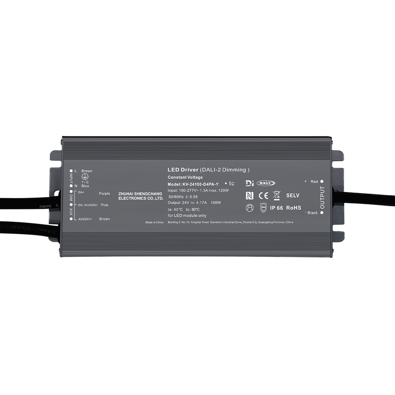 D4P 80 96 100 120 watt&nbsp;CV DALI-2&nbsp;D4i&nbsp;Push&nbsp;LED&nbsp;Driver 12V 24V 36V 48V