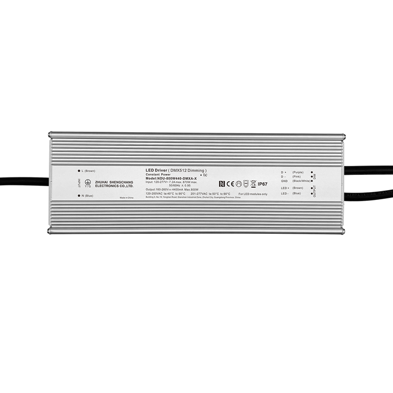 60W 100W 150W 200W 240W 320W 400W 500W 680W 800W 1000W 1200W DMX Outdoor LED Driver 120-277VAC