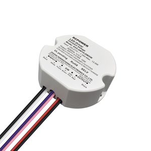 10W 15W 20W 25W 30W 40W CV Mini DMX512 zatemnjeno plastično okroglo okrog DMX LED gonilnik vhod 100-277V AC