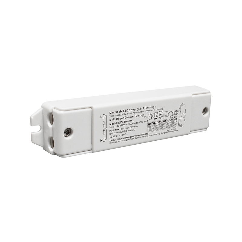 10W 20W 40W 60W Triac 0-10V Dimmable LED Driver CC 100-277V