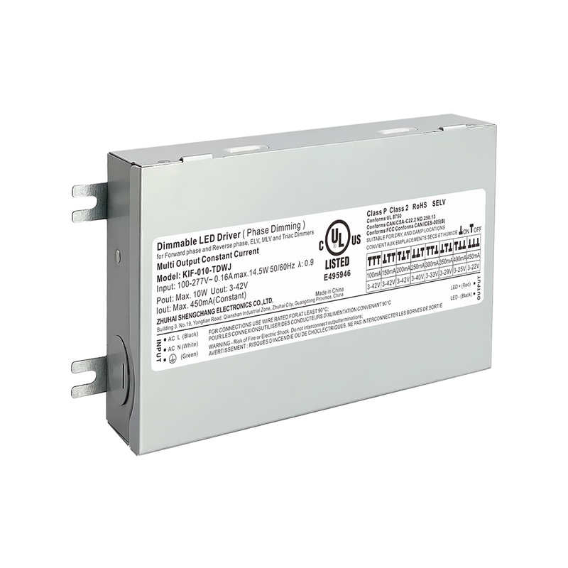 10W 20W 40W 60W CC Triac Dimming LED Power Supply with Junction box