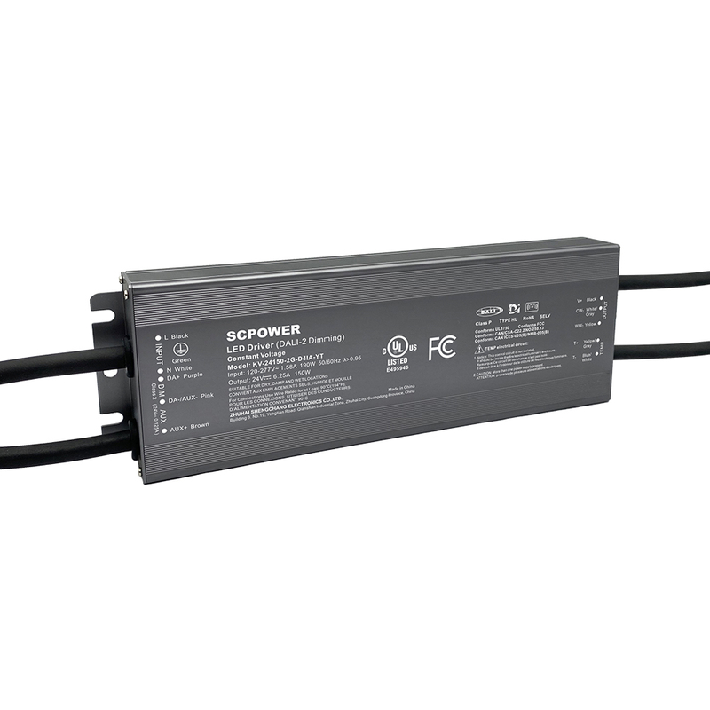 D4P 150 200 watt CV Push DALI-2 D4i Drivers Tunable White DT8 or DT6 CCT address mode