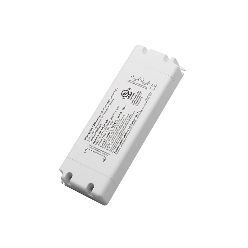 30W CV 0-10V Dimmable LED Power Supply for LED Dimmer