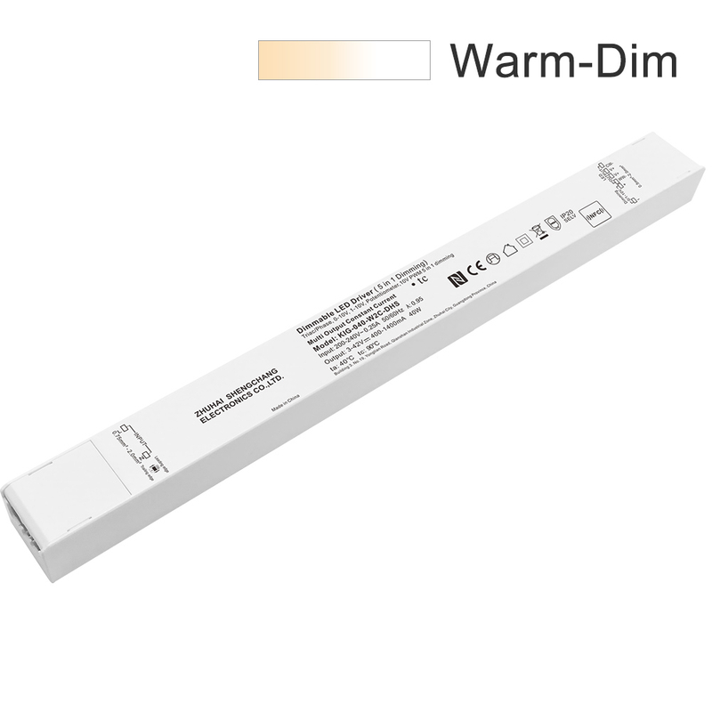 30W 40W 60W Dim to Warm Triac 0-10V Dimmable Driver CC 100 110 120 130 277 v ac