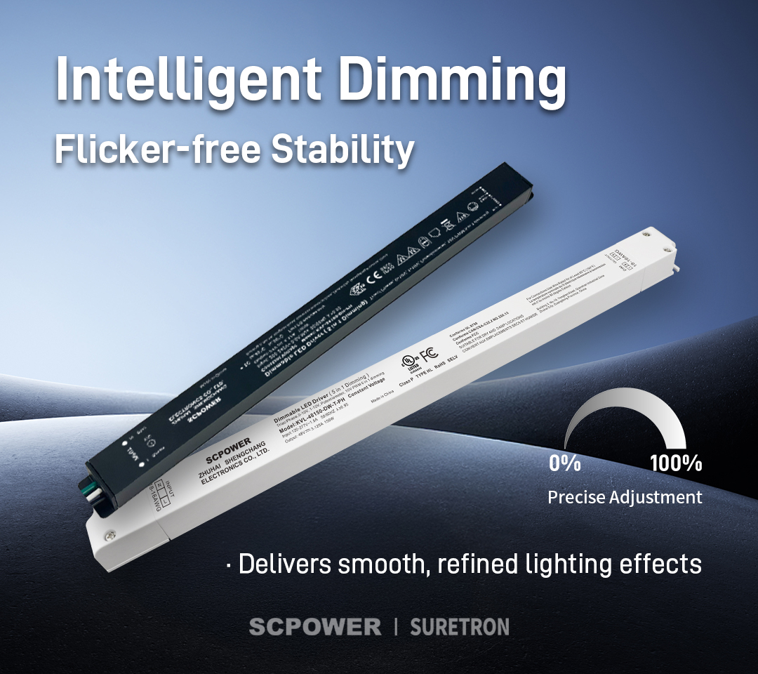 Intelligent dimming &middot; Flicker-free stability-Linear Lighting Intelligent Dimmable LED Driver