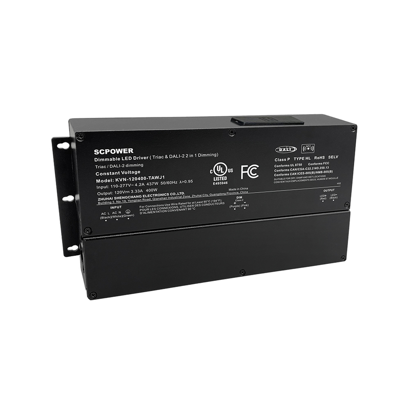 150W 200W 400W 600W CV Triac DALI-2 LED Strip Power Supply 120 V 1250 5000 mA DC Outdoor