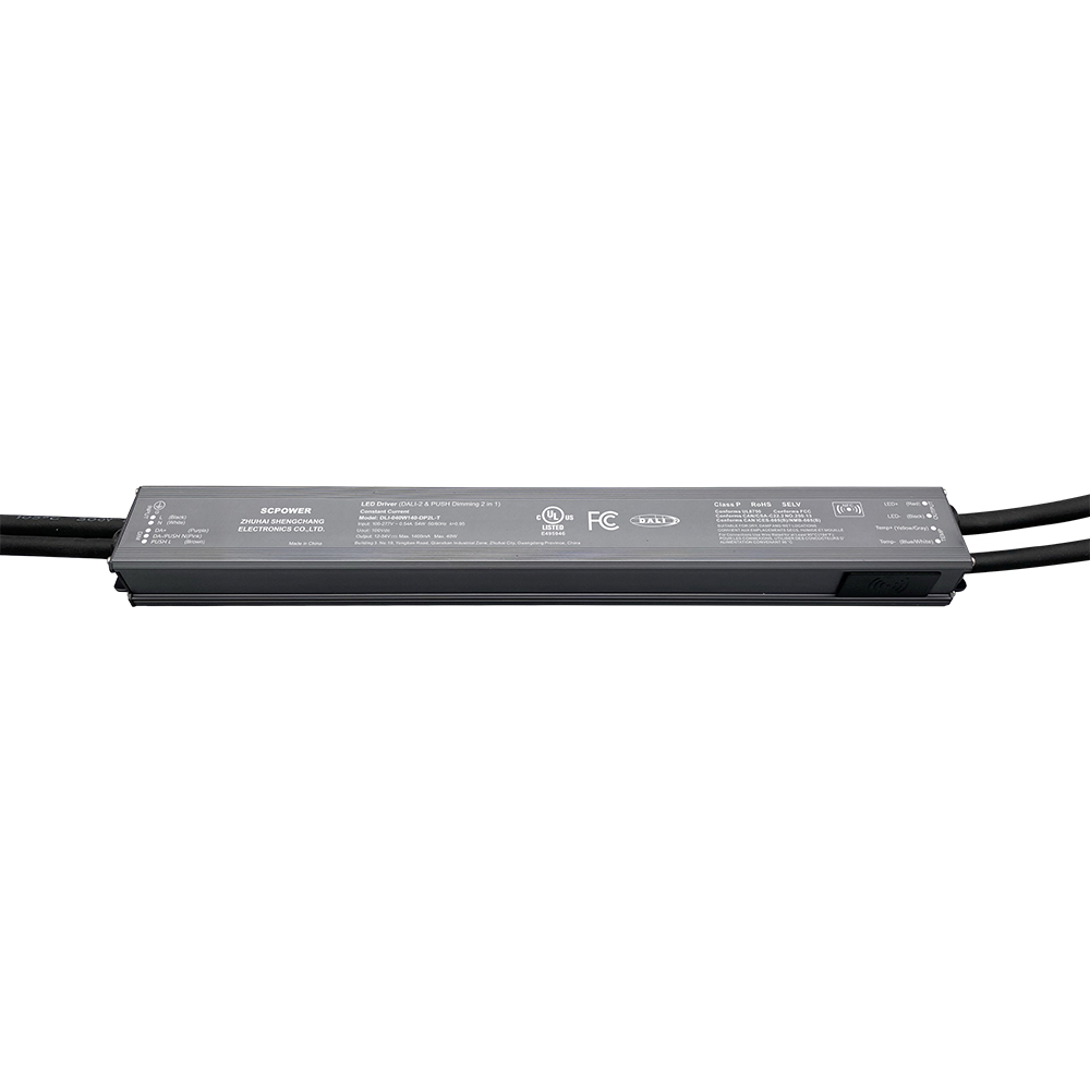 DP2L 20 40 60 100 watt Constant Current DALI-2 Push&nbsp;Dimmable LED&nbsp;Driver Linear Aluminium