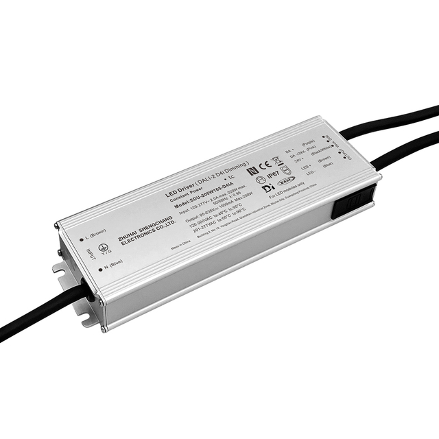 100W 150W 200W 240W 320W 480W 720W 70MA-15000MA DC DALI-2 D4I Vodoodporni LED voznik 120-277V AC