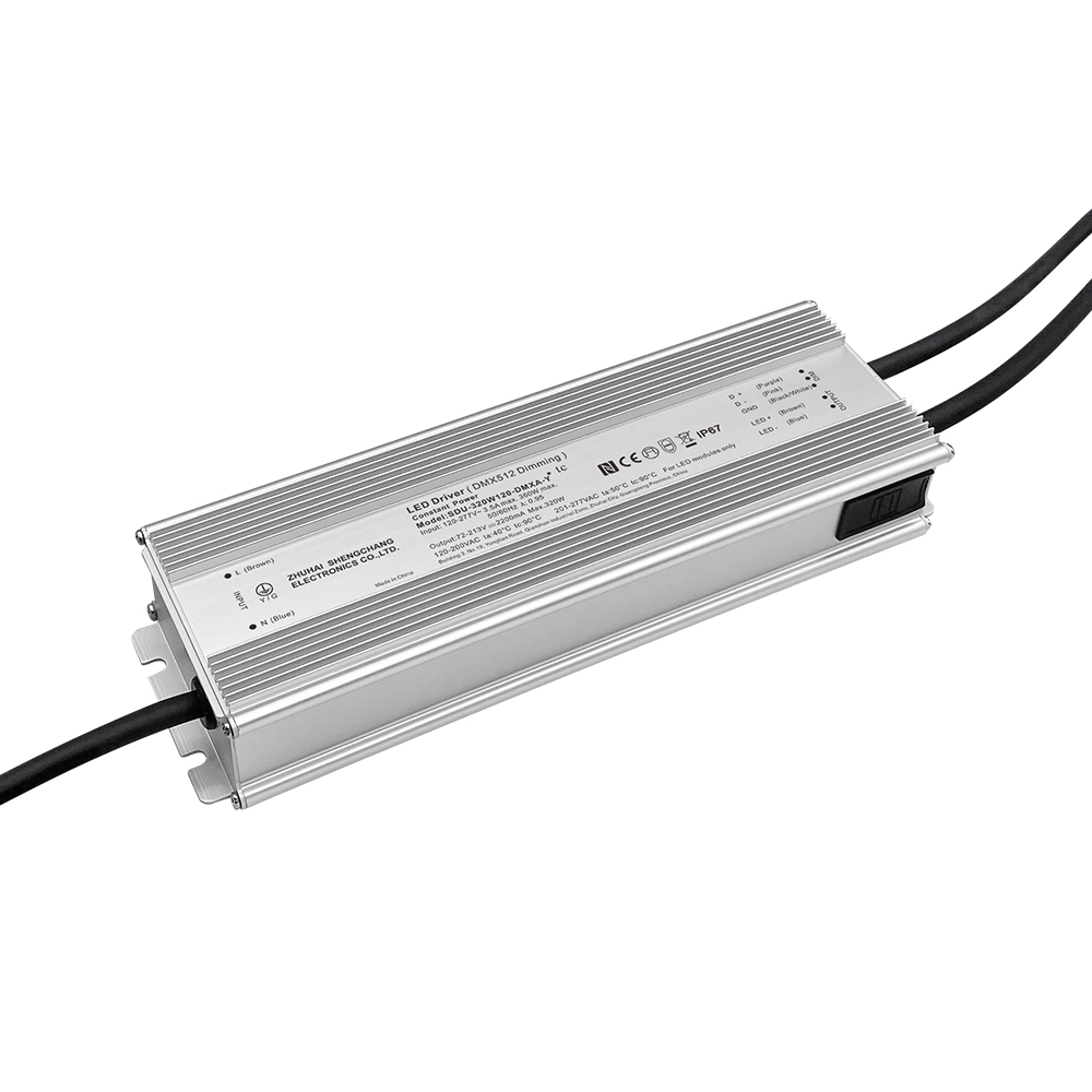 100W 150W 200W 240W 320W 480W 720W 18V-422V DC DMX IP67 DRIVER LED 120-277V AC