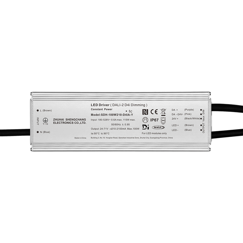 100W 150W 200W 240W 320W 480W 600W 800W DALI-2 D4i izolirani LED voznik 220-480V AC