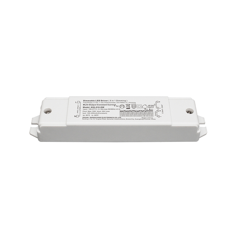 10W 20W 40W 60W Triac 0-10V Dimmable LED Driver CC 100-277V