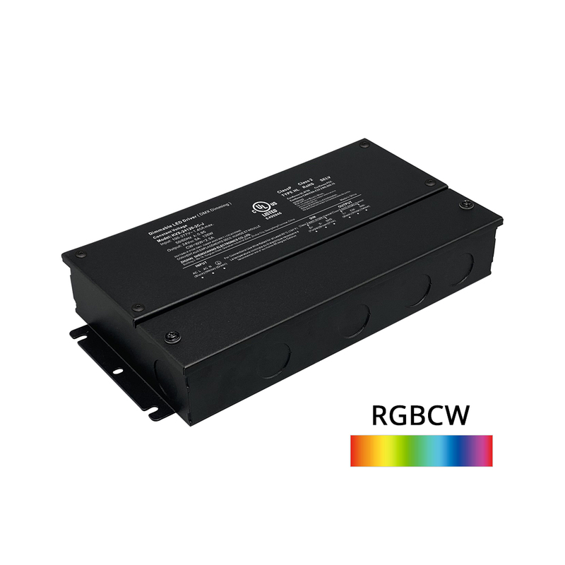 150W 200W Class 2 RGB CW DMX Dimmable LED Driver 12 24 36 48 Volt