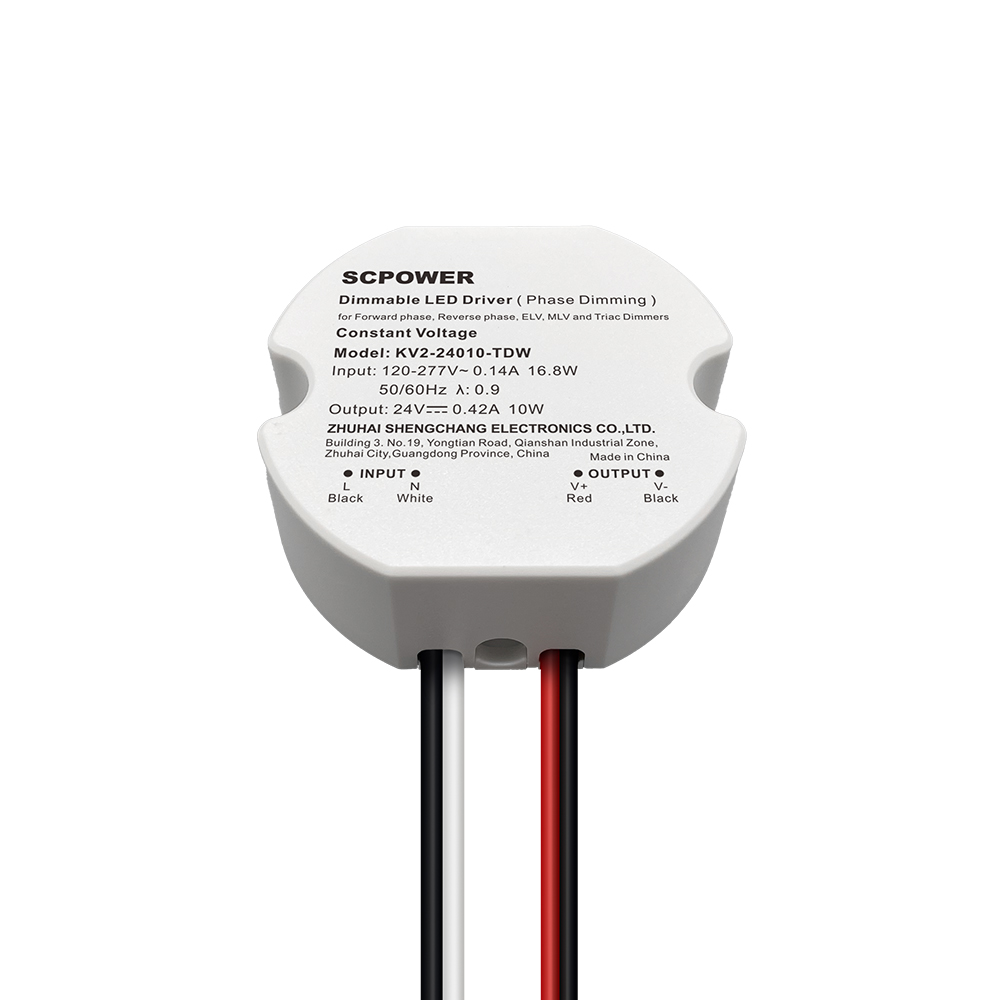 10W 15W 20W 25W 30W 40W CV Triac Dimmable LED Driver Round ELV MLV LED Lighting