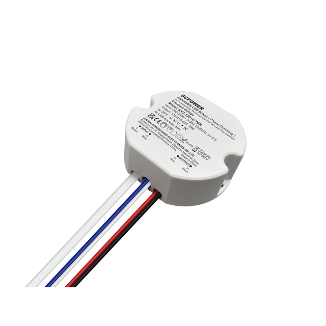 10 15 20 25 30 40 Watt CV Triac Phase-cut Dimmable LED Driver of Adjusting Output Voltage Slightly Round Driver for LED Light