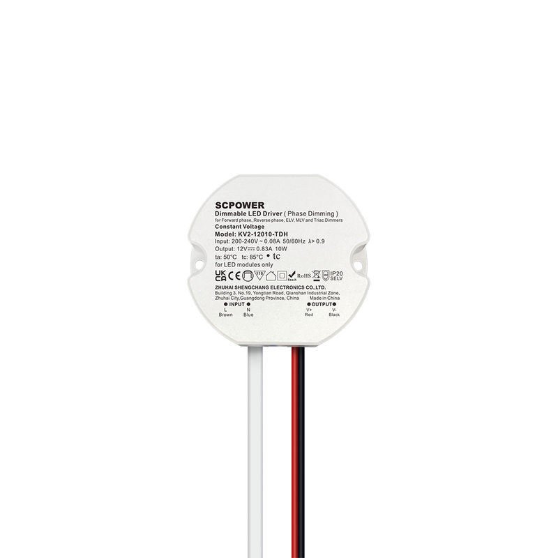 10 15 20 25 30 40 Watt CV Triac Phase-cut Dimmable LED Driver of Adjusting Output Voltage Slightly Round Driver for LED Light