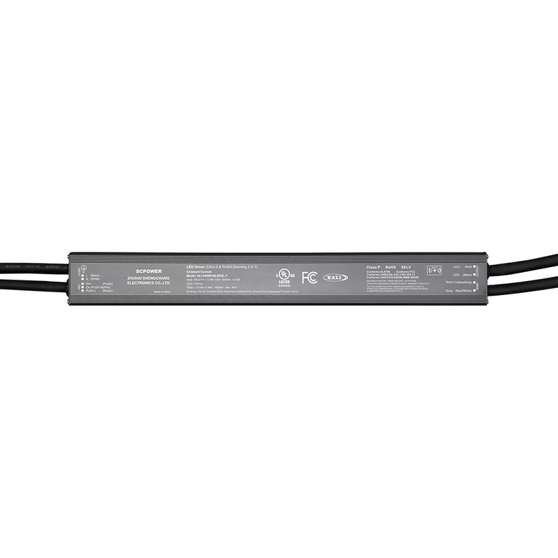 DP2L 20 40 60 100 watt Constant Current DALI-2 Push&nbsp;Dimmable LED&nbsp;Driver Linear Aluminium