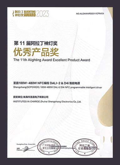 Excellent Product Award