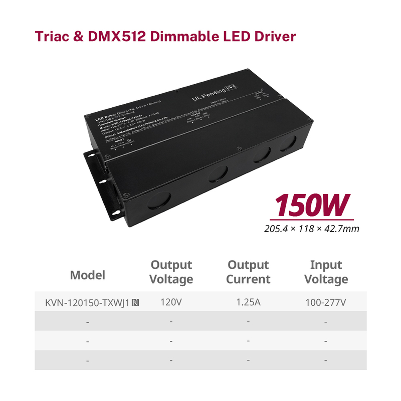 150W 200W 400W 600W CV TRIAC DMX512 LED STripe τροφοδοσία 120-volt Χαμηλή τάση