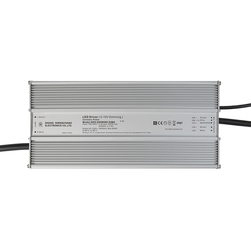 100W 150W 200W 240W 320W 480W 600W 800W 0-10V απομονωμένο οδηγό LED 220-480V AC
