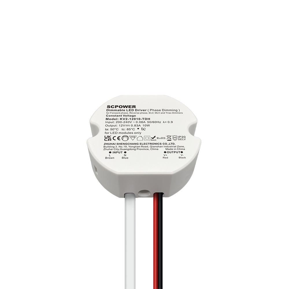 10 15 20 25 30 40 Watt CV Triac Phase-cut Dimmable LED Driver of Adjusting Output Voltage Slightly Round Driver for LED Light