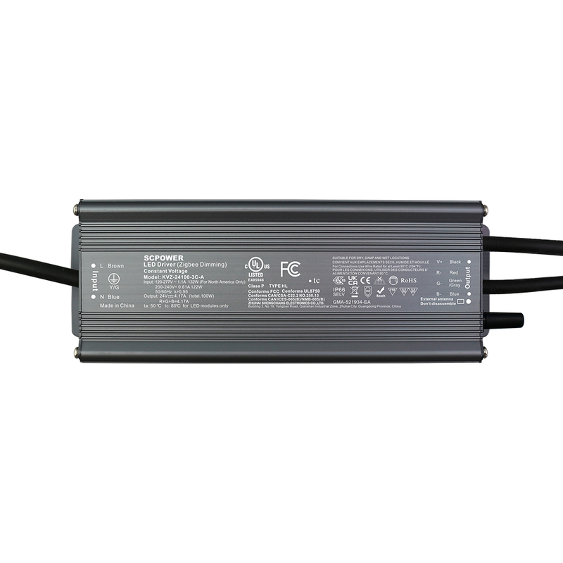 96 واط 100 واط 120 واط CV RGB CW زيجبي تويا تطبيقات الحياة الذكية الجهد المستمر امدادات الطاقة 100-277 فولت 100 فولت 110 فولت 120 فولت 220 فولت 230 فولت 240 فولت